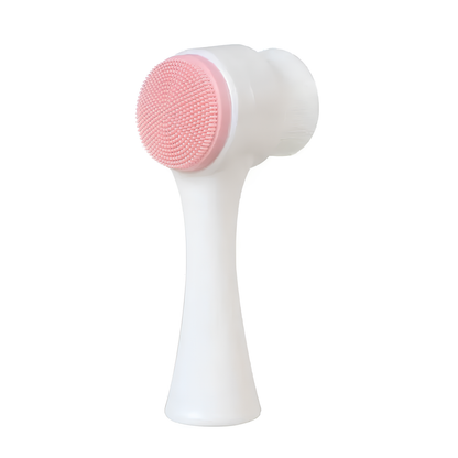 Brosse Nettoyante Double Face – Élimine Impuretés et Cellules Mortes