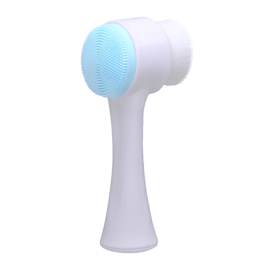 Brosse Nettoyante Double Face – Élimine Impuretés et Cellules Mortes