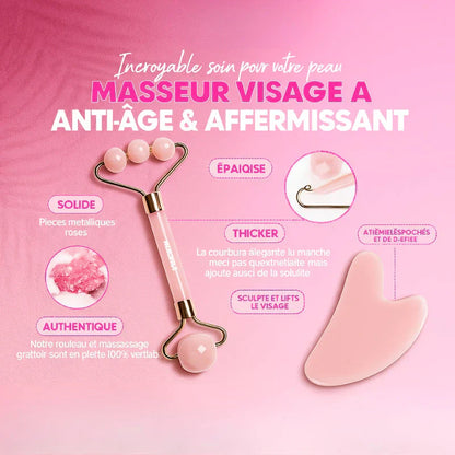 Rouleau de Jade et Gua Sha – Raffermissement et Drainage Lymphatique